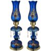Persian Crystal Luster Lamp Traditional Laleh Shaped Shah Abbasi