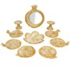 Elegant Pottery Haft-sin Set for Nowruz Persian New Year