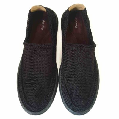 Giveh Shoes Handcrafted Breathable Persian Footwear Black Klash ...