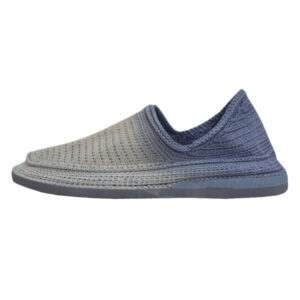 Giveh Shoes – Persian Handcrafted Breathable Footwear White & Blue Model