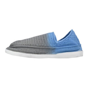 Giveh Shoes – Persian Handcrafted Breathable Footwear Blue & Gray Model