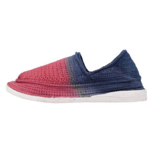 Giveh Shoes – Persian Handcrafted Breathable Footwear Red & Blue Model