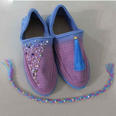 Giveh Shoes – Persian Handcrafted Breathable Footwear Sky Model