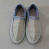 Giveh Shoes - Persian Handcrafted Breathable Footwear White & Blue Model