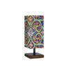 Minimalist Persian Wooden Table Lamp & Bedside Handcrafted Flower