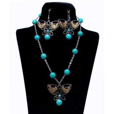 Persian Morghe Amin Jewelry Set Model Butterfly