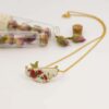 Persian Brass Necklace Minimalist Morghe Amin Mahdokht