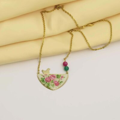 Persian Brass Necklace Minimalist Amin Model Mah