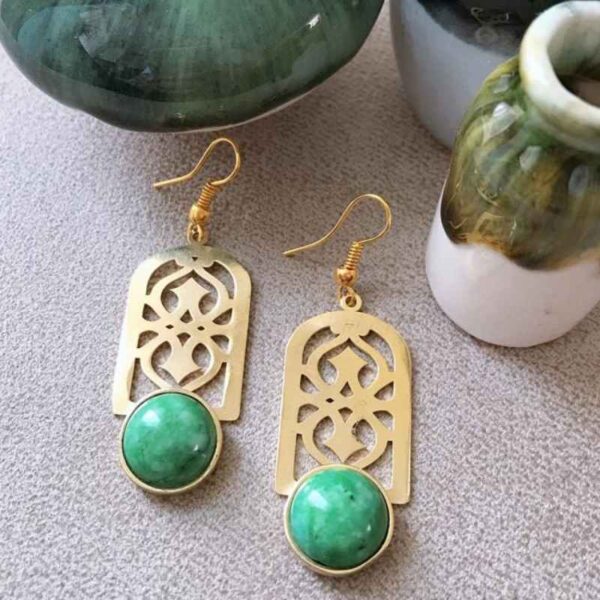 Persian Brass Earrings Model Arsey