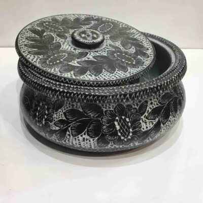 Persian Stone Dizi Pot with Lid for Cooking Abgoosht – Flower