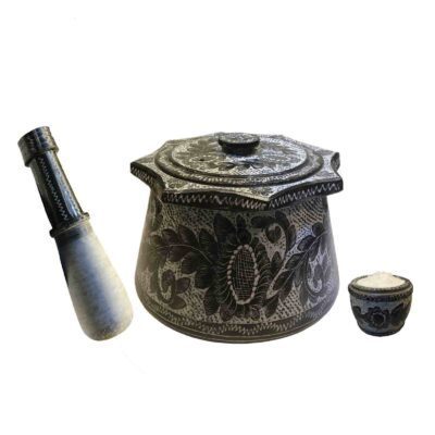 Persian Stone Dizi Pot with Lid for Cooking Abgoosht – Star