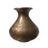 Handcrafted Persian Engraved Copper Vase Decorative with Khomreh Design