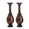 Handcrafted Persian Engraved Copper Vase Decorative - Set of 2