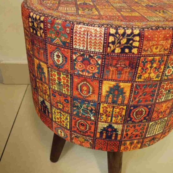 Persian Footstool Pouf Model Kilim