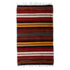 Authentic Persian Jajim Flat-Woven Striped Rug Diyasam