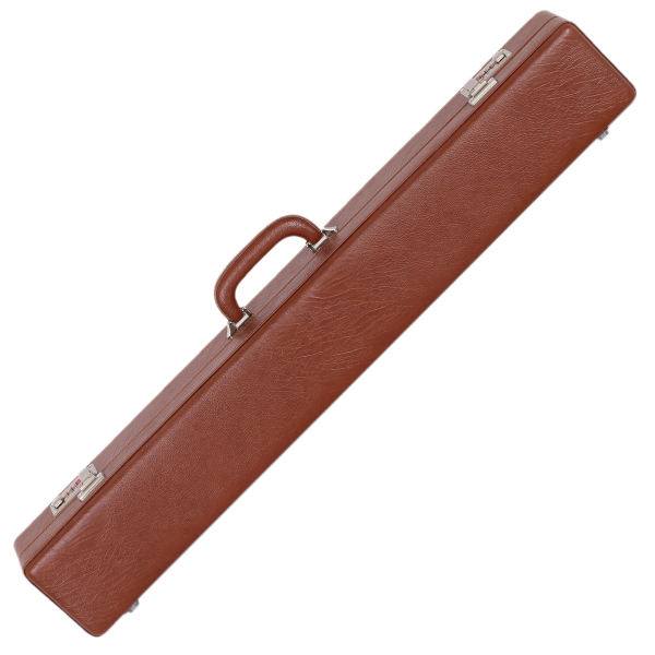 Hard Case for Persian Ney Brown With Foam and Leather Covering