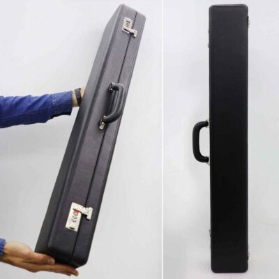 Hard Case for Persian Ney Black With Foam and Leather Covering