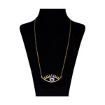 Steel Necklace Artistic Cheshm Nazar Evil Eye
