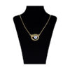 Steel Necklace Artistic Cheshm Nazar Evil Eye