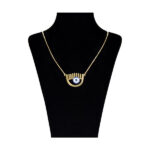Steel Necklace Artistic Cheshm Nazar Evil Eye