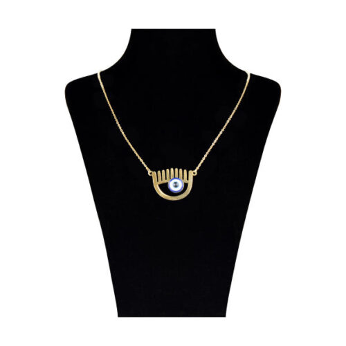 Cheshm Nazar Persian Steel Necklace ShopiPersia