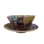 Set of Handmade Decorative Pottery Plate & Bowl Shahnameh
