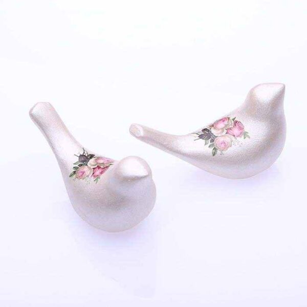 Set of Persian Pottery Pomegranate & Bird
