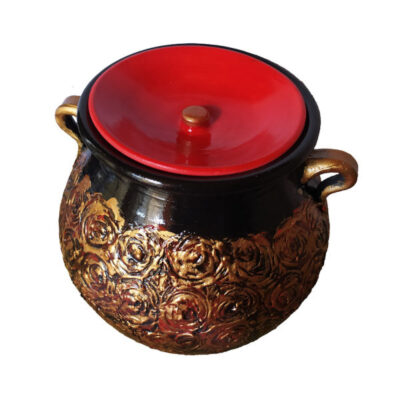 Pottery Canister Jar – Handcrafted Model Atashkar