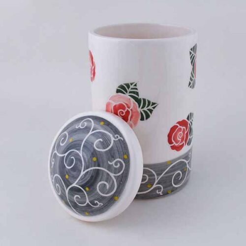 Persian Pottery Dish Model Rose
