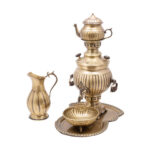 Persian Brass Samovar Decorative Coal Tea Maker 3-Liter