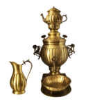 Persian Brass Samovar Decorative Coal Tea Maker 5-Liter