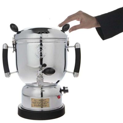 Electric Steel Samovar Tea Maker Smooth Finish 5-Liter