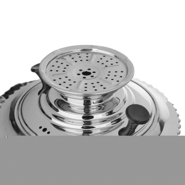 Persian Coal Electric Samovar - Silver