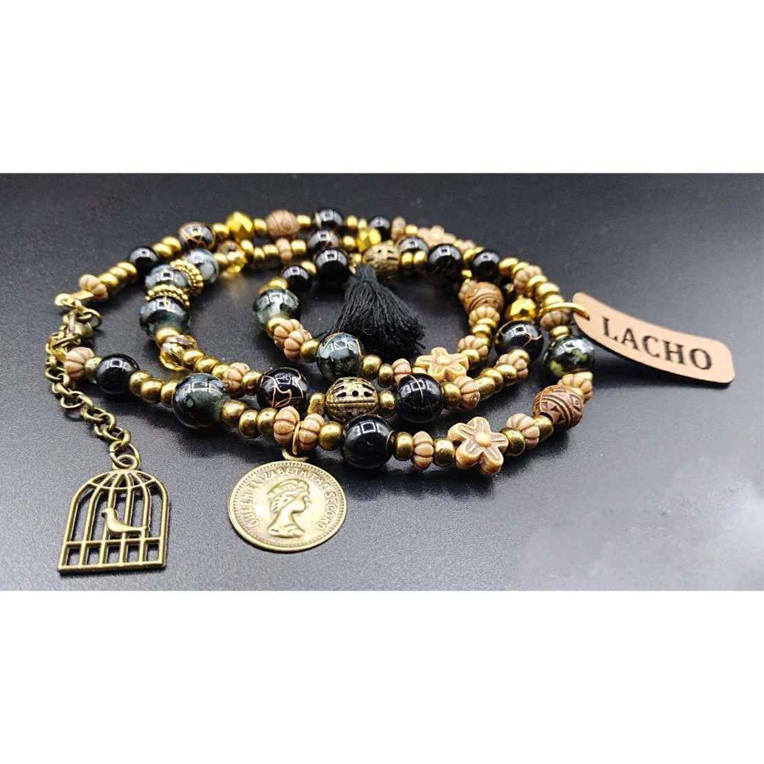 Persian Beaded Bracelet for Women – Morghe Amin Design