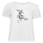 Persian Cotton White T-Shirt Model Sama