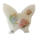 Islamic Butterfly Salt Lamp with Wa In Yakad Verse