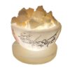 Islamic Bowl Salt Lamp Handcrafted with Wa In Yakad Verse Calligraphy