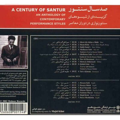 A Century of Santur an Anthology of Contemporary