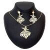 Set of Persian Silver Necklace & Earrings Model Sama