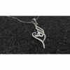 Set of Persian Silver Named Necklace & Earrings Model Elahe