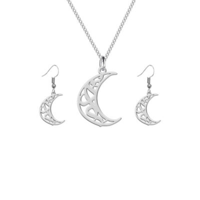 Set of Persian Silver Necklace & Earring Model Azr