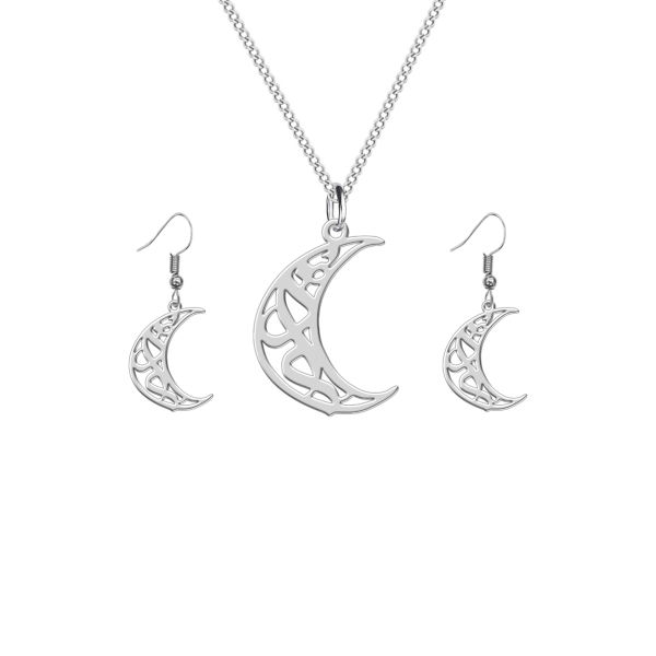 Set of Persian Silver Necklace & Earring Model Azr