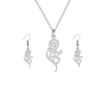 Set of Persian Silver Necklace & Earring – Samaneh