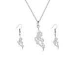 Set of Persian Silver Necklace & Earring Model Parniya