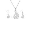 Set of Persian Silver Necklace & Earring Model Taranom