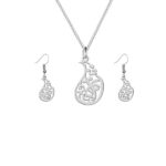 Set of Persian Silver Necklace & Earring Model Taranom