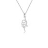 Set of Persian Silver Necklace & Earring Model Melina