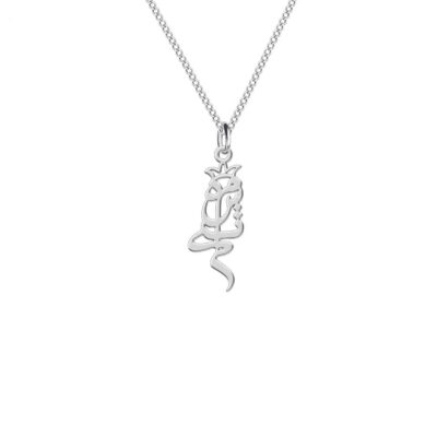 Set of Persian Silver Necklace & Earring Model Mahsti