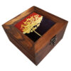 Wooden Box for Gift Giving with Persian Inspired Pattern