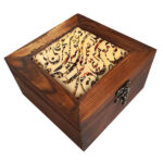 Wooden Box for Gift Giving with Persian Inspired Pattern